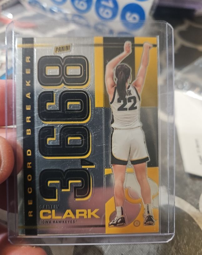 2024 Panini Caitlin Clark Collection Record Breaker #RB-CC Caitlin Clark — front