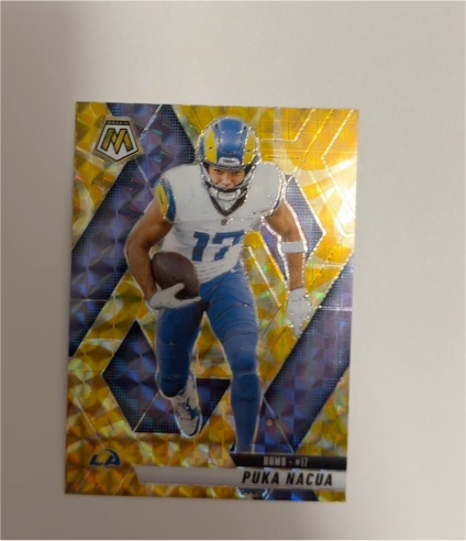 2025 Panini Mosaic #102 Puka Nacua — front