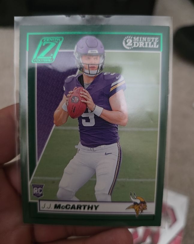 2024 Panini Zenith #135 J.J. McCarthy — front