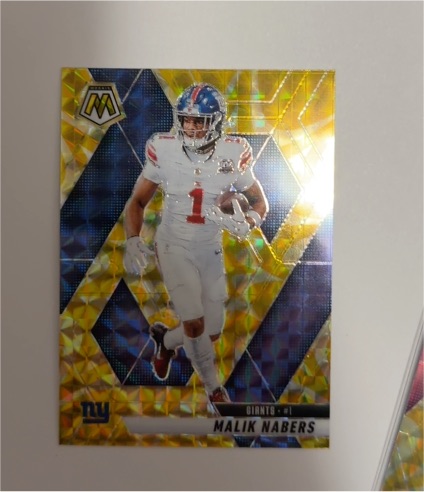 2025 Panini Mosaic #100 Malik Nabers — front