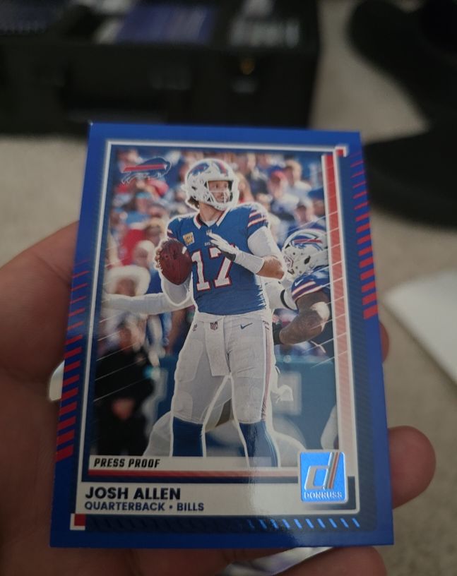 2025 Panini Donruss #91 Josh Allen Press Proof — front