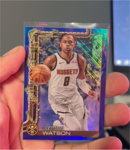 2025-26 Topps Holiday #H83 Peyton Watson — front