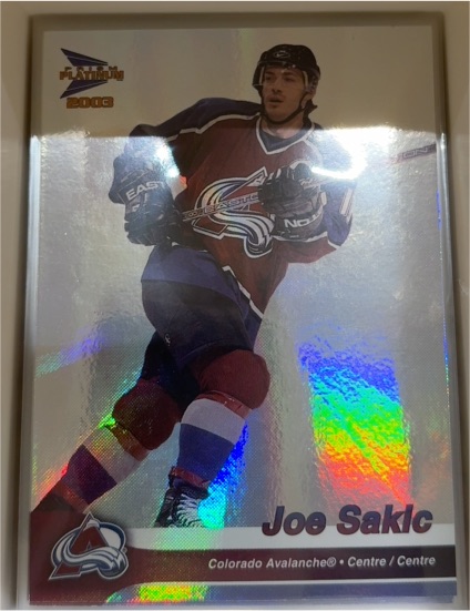 2000 Platinum Joe Sakic — front