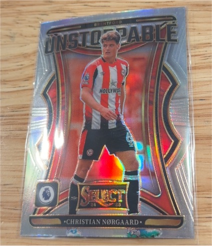 2024-25 Panini Select Premier League #1 Christian Norgaard Unstoppable — front
