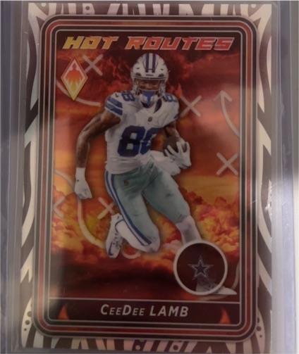 2023 Panini Phoenix Hot Routes #HR-30 CeeDee Lamb — front
