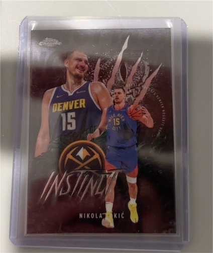 2025-26 Topps Chrome #INS-1 Nikola Jokic Instinct Insert — front