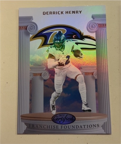 2025 Panini Certified Franchise Foundations #FFO-DHY Derrick Henry — front