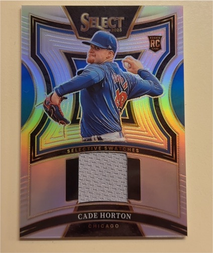 2025 Panini Select Selective Swatches #SS-CH Cade Horton — front