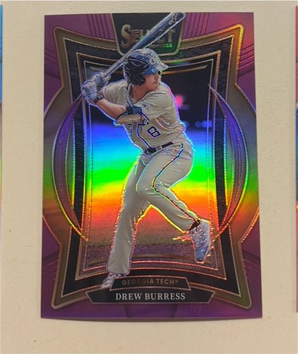 2025 Panini Select Drew Burress — front