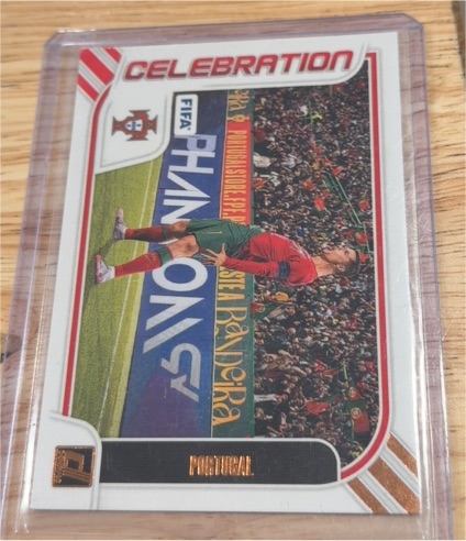 2023-24 Panini Donruss #7 Cristiano Ronaldo Celebration Portugal — front