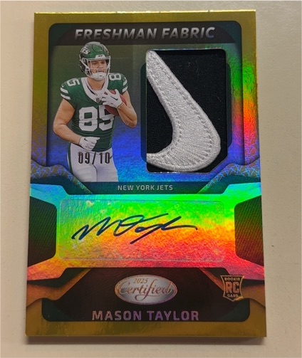 2025 Panini Certified #234 Mason Taylor — front