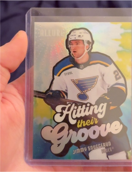 2025-26 Upper Deck Allure #HTG-9 Jimmy Snuggerud Hitting Their Groove — front