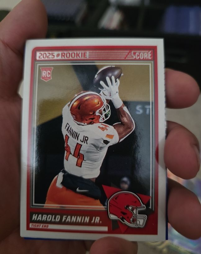 2025 Panini Score #4 Harold Fannin Jr. — front