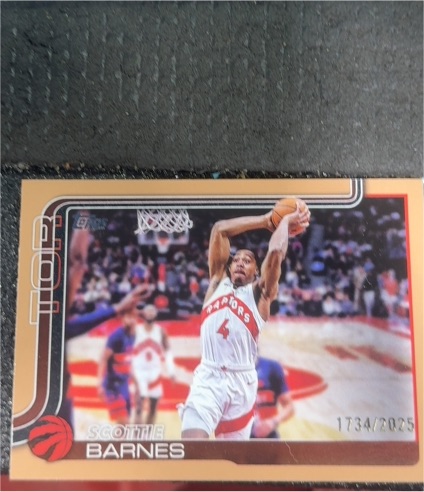 2025-26 Topps #31 Scottie Barnes — front