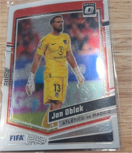 2023-24 Donruss Optic #110 Jan Oblak — front