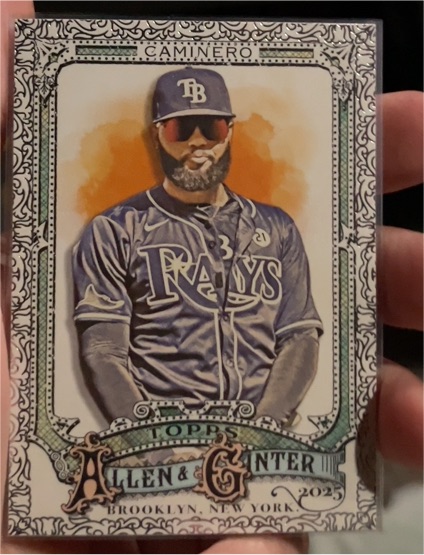 2025 Topps Allen & Ginter #72 Junior Caminero — front
