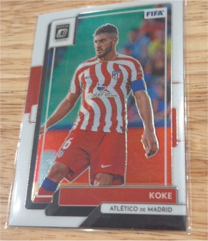 2022-23 Panini Donruss Optic #15 Koke Atlético de Madrid — front