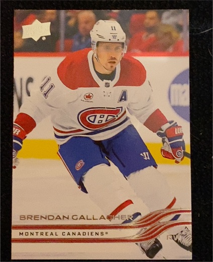 2025-26 Upper Deck #89 Brendan Gallagher — front
