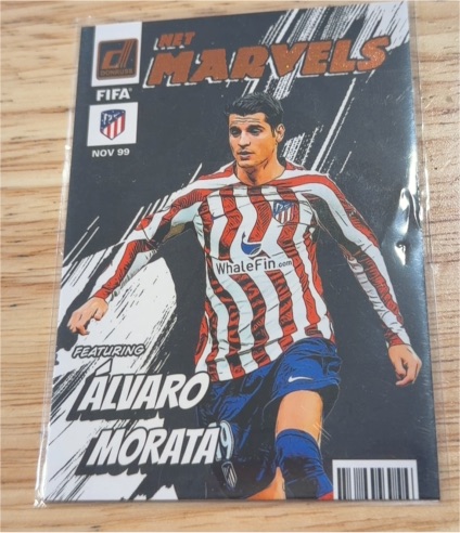 2022-23 Panini Donruss Net Marvels #3 Alvaro Morata — front