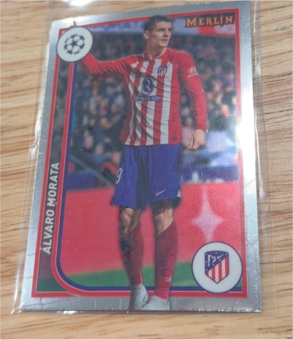 2023-24 Topps Merlin #18 Alvaro Morata — front
