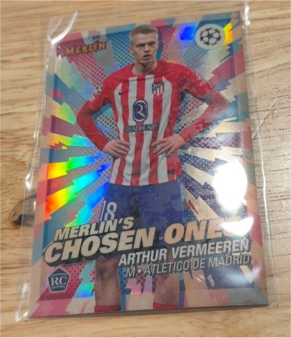 2023-24 Topps Merlin UEFA Club Competitions #MC-4 Arthur Vermeeren Merlin's Chosen One — front