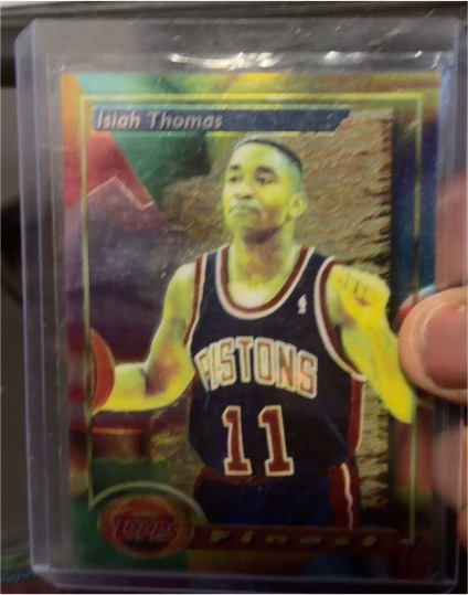1993-94 Topps Finest #87 Isiah Thomas — front