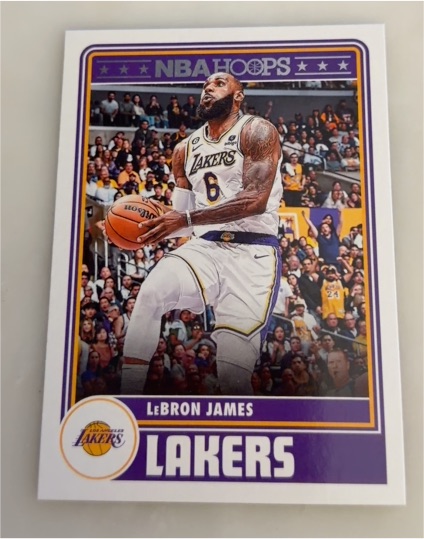 2023-24 Panini NBA Hoops #290 LeBron James — front