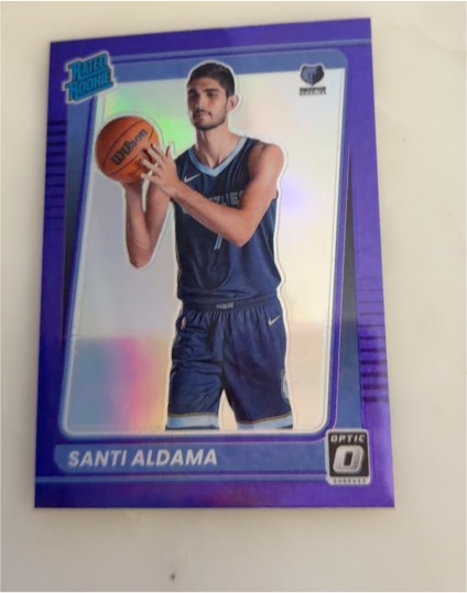 2021-22 Panini Donruss Optic #176 Santi Aldama — front