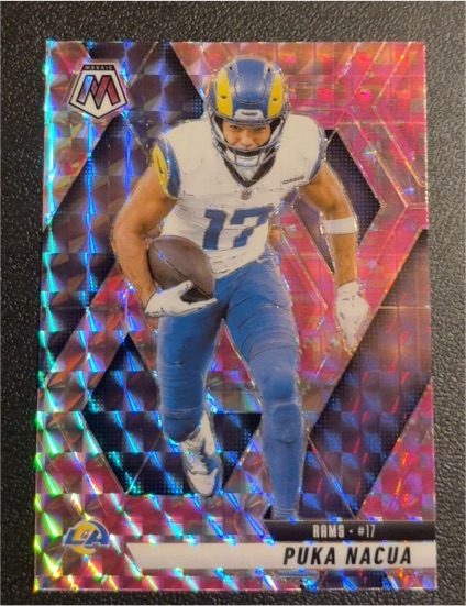 2025 Panini Mosaic #102 Puka Nacua — front
