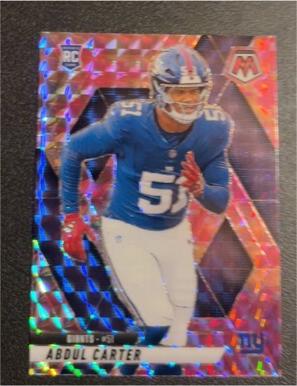 2025 Panini Mosaic #317 Abdul Carter — front
