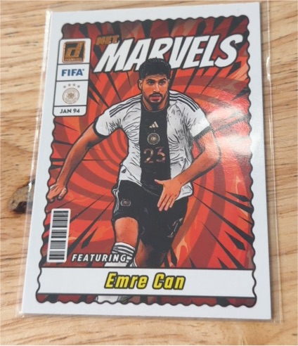2023-24 Panini Donruss #7 Emre Can Net Marvels Germany Soccer Card — front