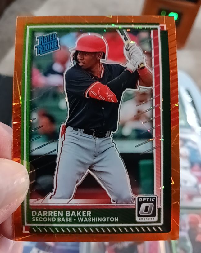 2025 Donruss Optic #43 Darren Baker — front