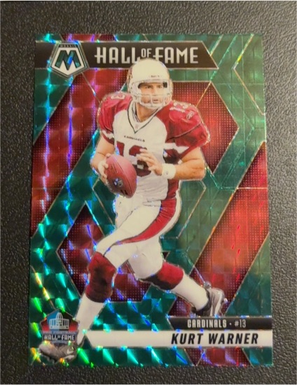 2025 Panini Mosaic Hall of Fame #HOF-13 Kurt Warner — front