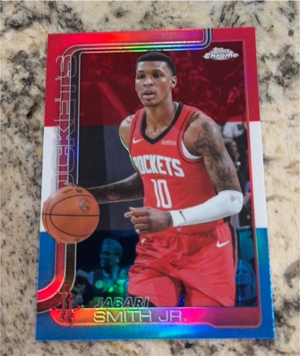 2025-26 Topps Chrome #62 Jabari Smith Jr. — front