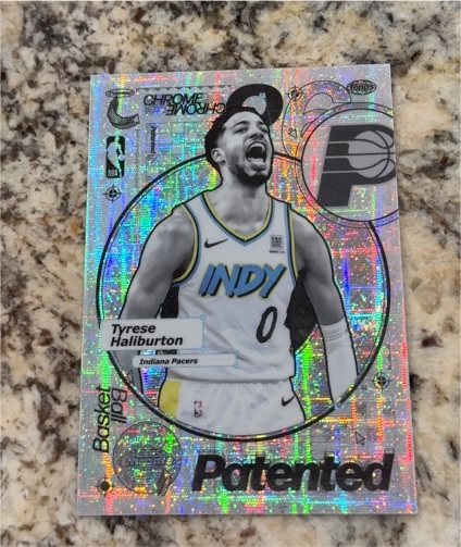 2025-26 Topps Chrome #PD-1 Tyrese Haliburton Patented Case Hit SSP — front