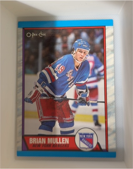 1989-90 O-Pee-Chee #24 Brian Mullen — front