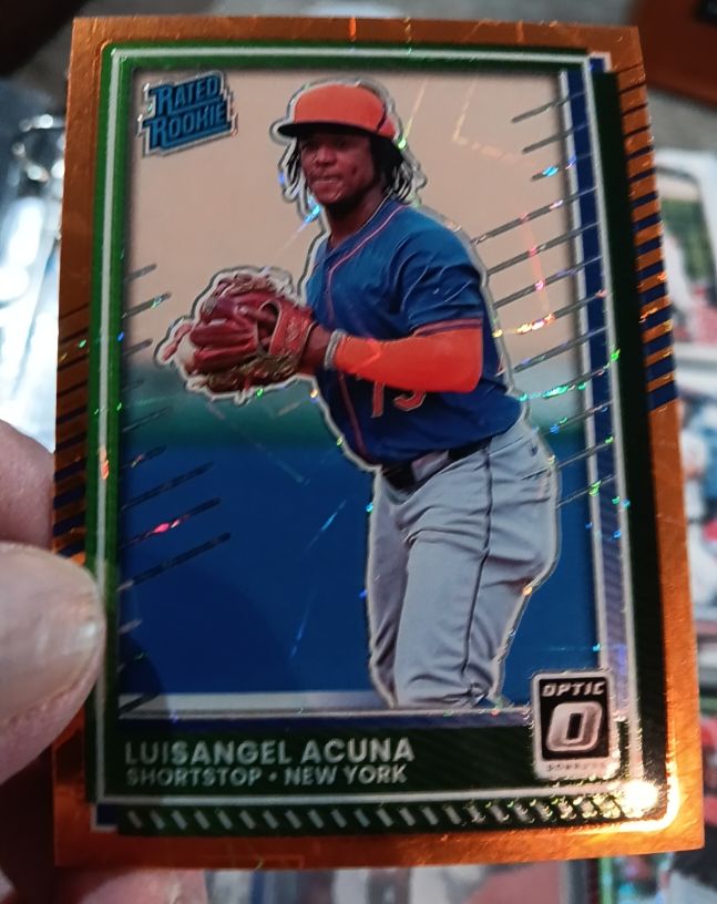 2025 Panini Donruss Optic #1 Luisangel Acuna — front