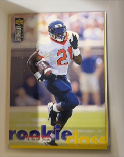 1997 Upper Deck Collector's Choice #31 Tiki Barber Rookie Class — front
