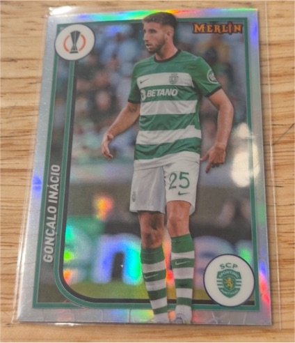 2023-24 Topps Merlin UEFA Club Competitions #135 Goncalo Inacio — front