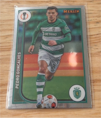 2023-24 Topps Merlin UEFA #115 Pedro Goncalves — front