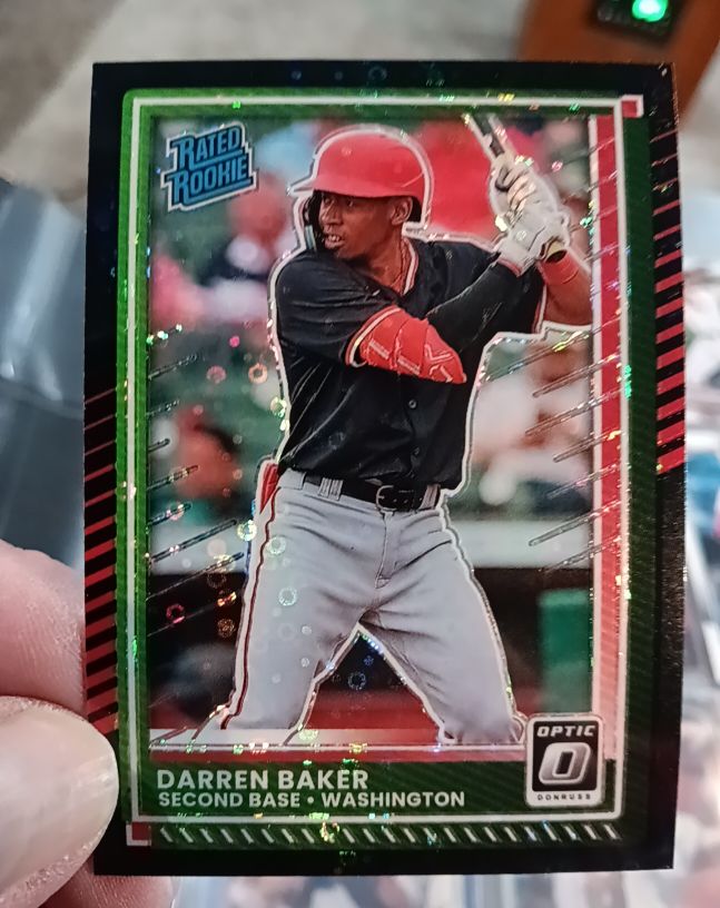 2025 Donruss Optic #43 Darren Baker — front