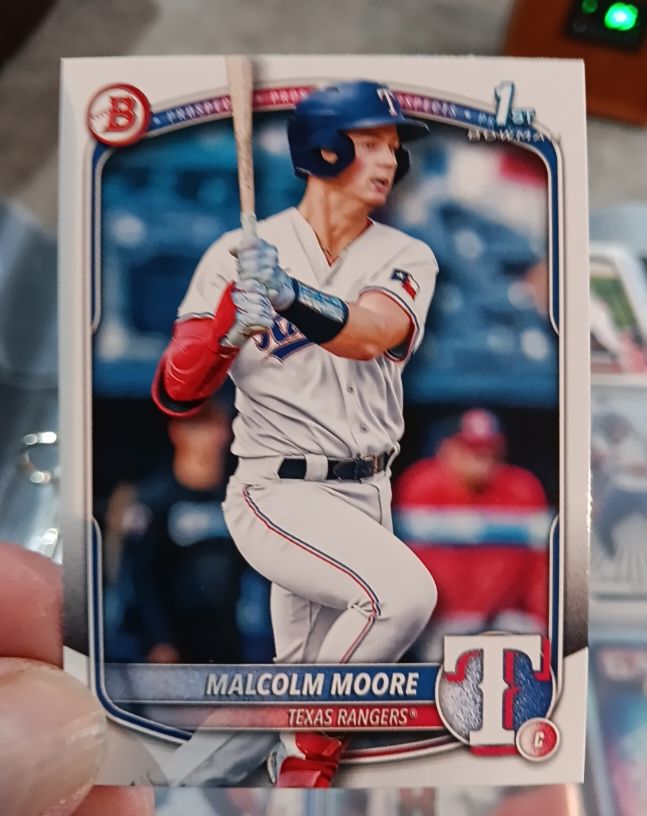 2025 Bowman #BP-129 Malcolm Moore — front