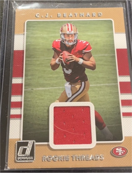 2017 Donruss Rookie Threads #27 C.J. Beathard — front