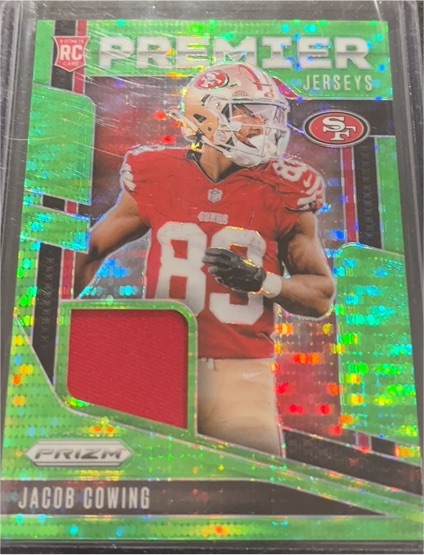 2024 Panini Prizm Premier Jerseys #PJ-JCG Jacob Cowing — front