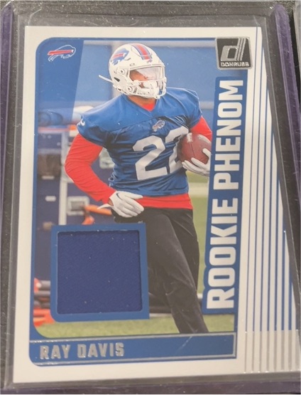 2024 Panini Donruss Rookie Phenom Jerseys #RPJ-RDA Ray Davis — front