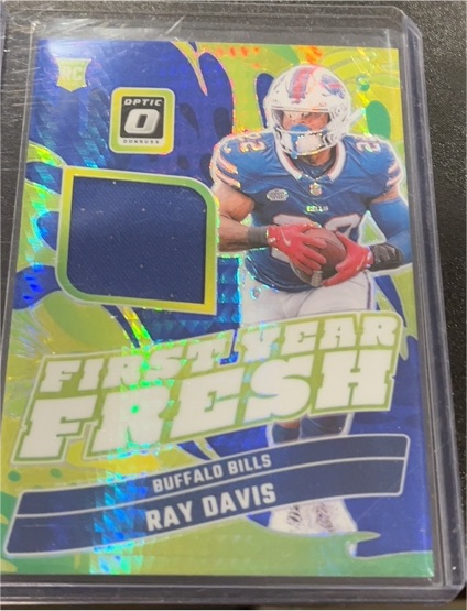 2024 Donruss Optic First Year Fresh #FYF-RDY Ray Davis — front