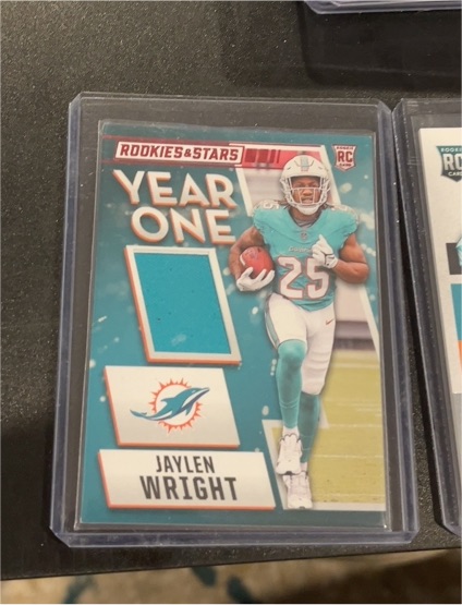 2024 Panini Rookies & Stars Year One Patch #YO-JWT Jaylen Wright — front