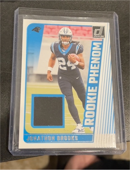 2024 Panini Donruss Rookie Phenom Jerseys #RPJ-JBR Jonathon Brooks — front