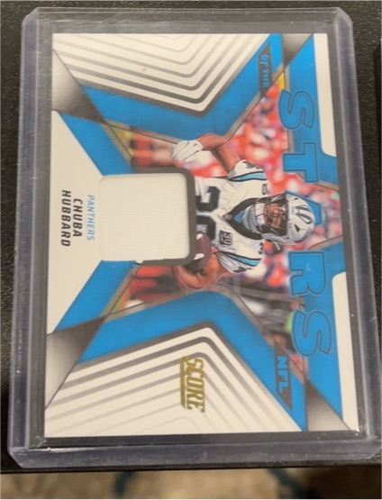 2025 Panini Score Stars of the NFL #SNJ-CHD Chuba Hubbard — front