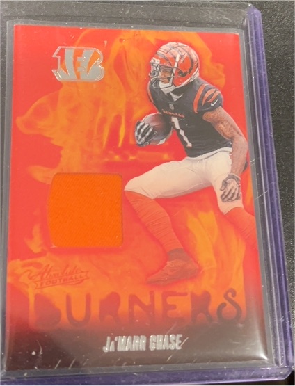 2024 Panini Absolute #AB-JCE Ja'Marr Chase Absolute Burners — front